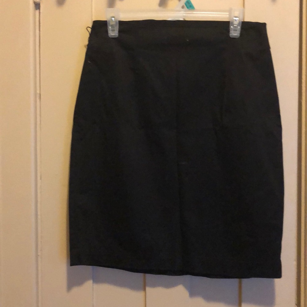 Classic black pencil skirt
